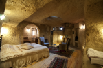 Un hotel dans une grotte en Cappadoce